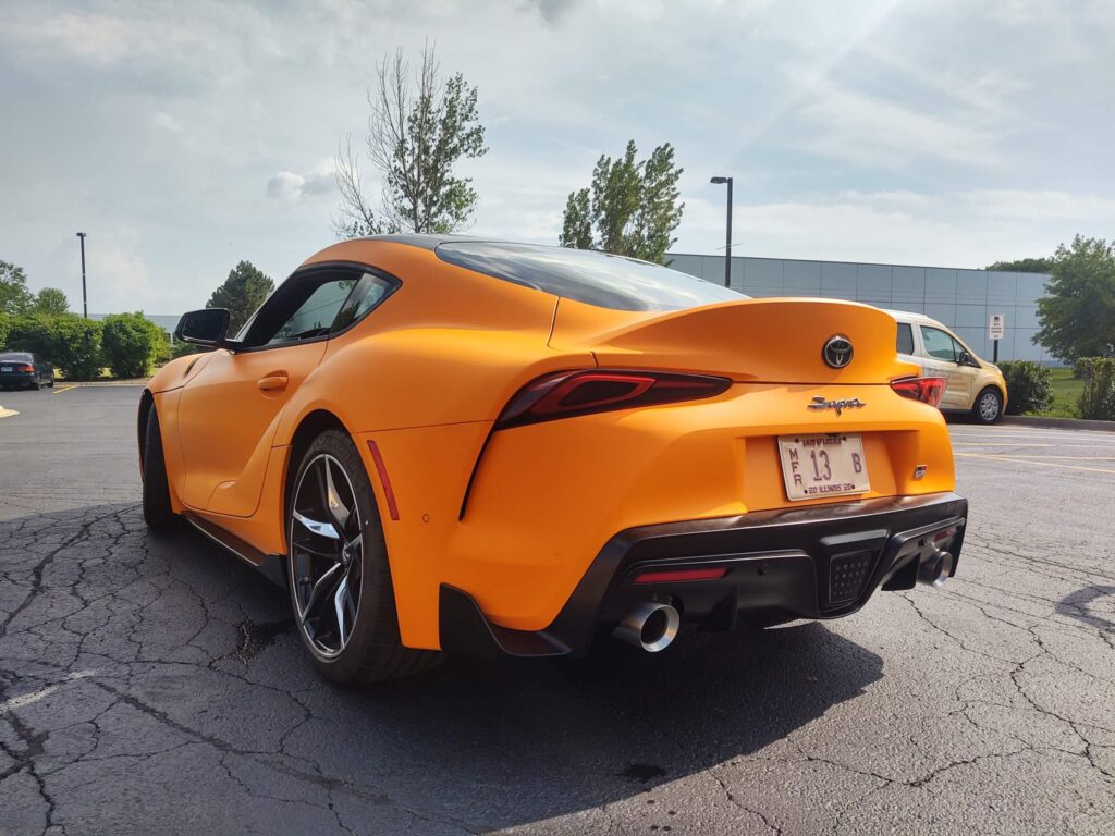 vehicle wrap - Toyota Supra