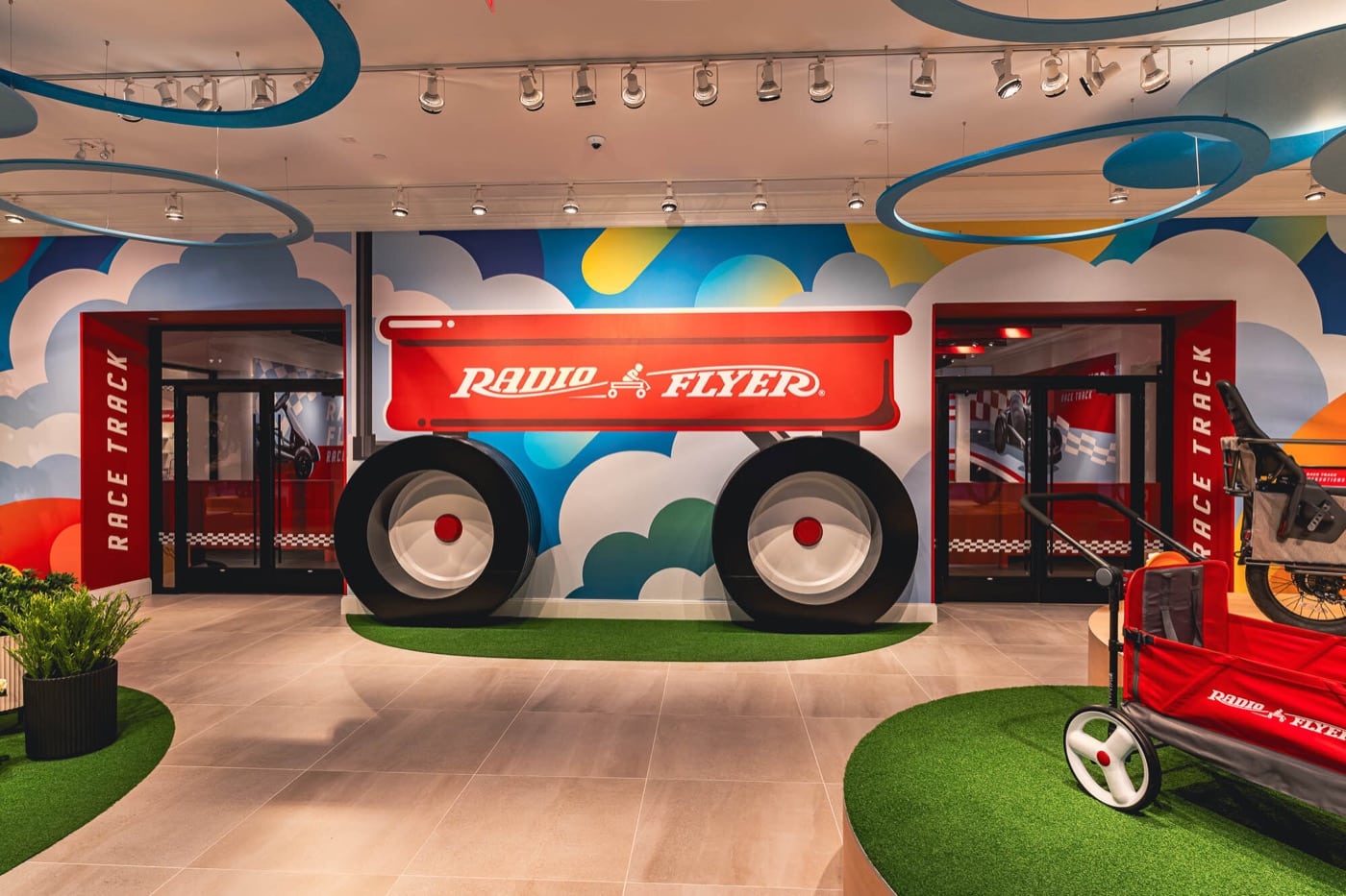 Retail store branded interior